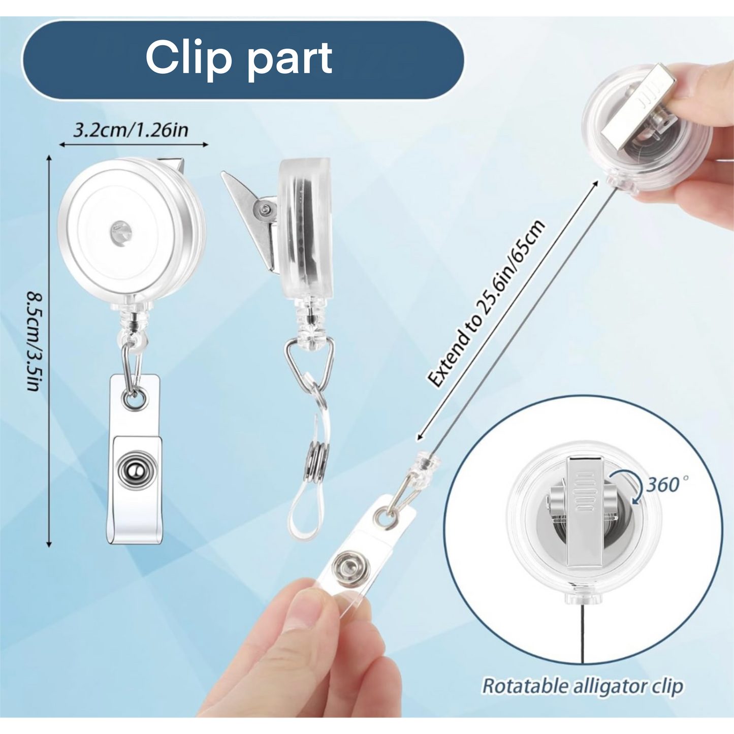 Teddy Bear Badge Reel