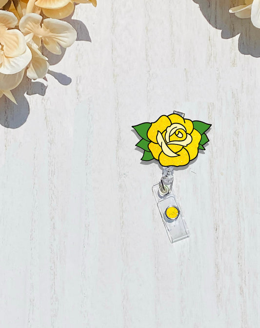 Yellow Rose Badge Reel