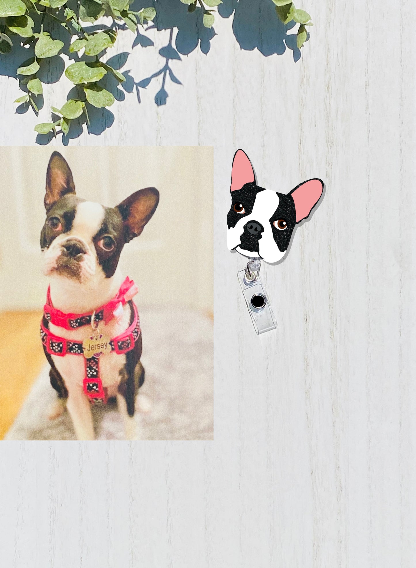 Customizable Pet Badge Reel