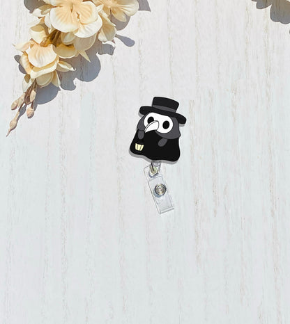 Cute Dr. Plague Badge Reel