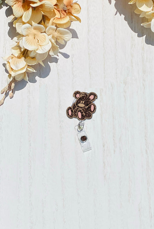 Teddy Bear Badge Reel